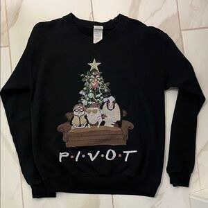 FRIENDS Holiday Sweatshirt in Black ❤️💙💛